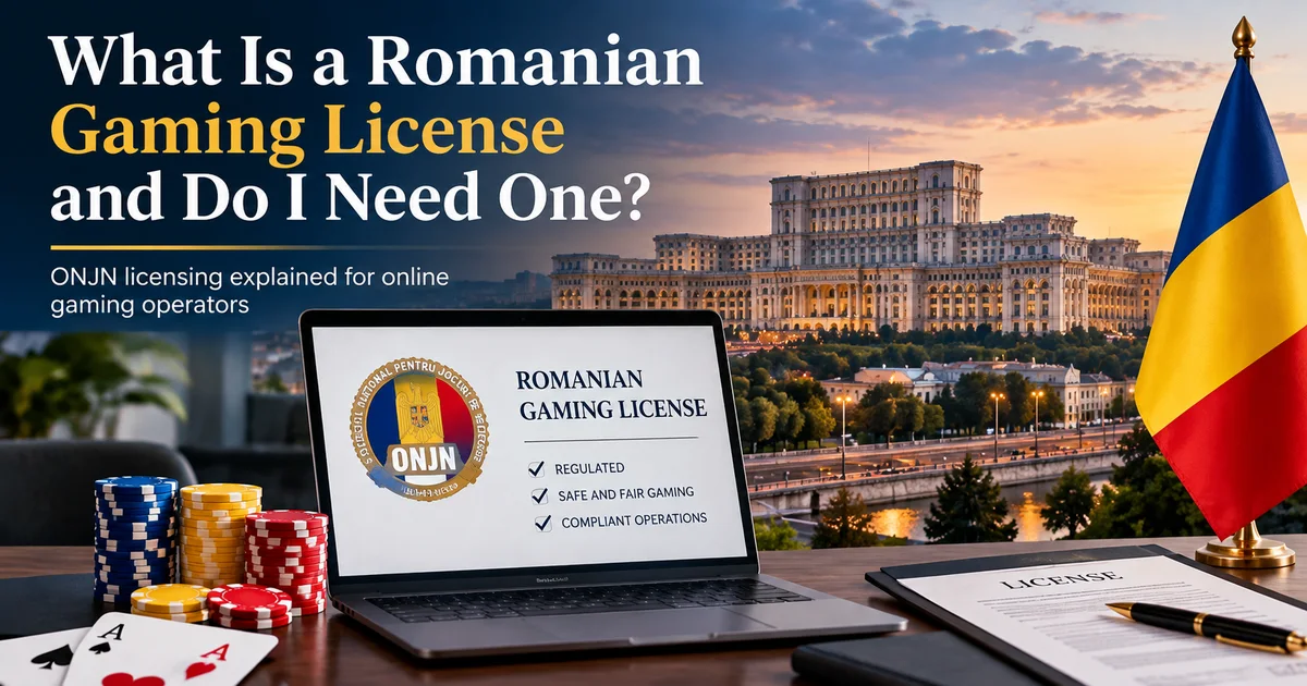 What Is a Romanian Gaming License and Do I Need One? — Romania flag, ONJN gaming licensing guide